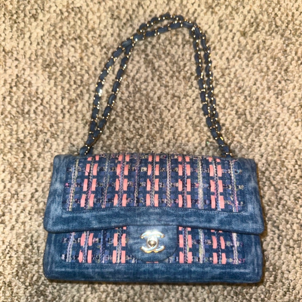 Chanel Denim Tweed Boy Bag